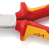 Knipex Flachspitzzange mit Seitenschneider (Telefonzange) | 200mm Länge | isoliert | Mehrkomponentengriffe - 26 26 200 sb