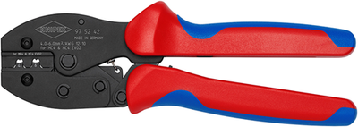 Knipex preciforce® Crimpzange für MC4 MC4 Evo 2 Steckverbinder | rutschhemmend kunststoffbeschichtet - 97 52 42