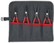 Knipex Präzisions-Sicherungsringzangen-Satz | 4-teilig im Rollbeutel | 19-60mm | 1 Stück - 00 19 57 v01 00 19 57 v01