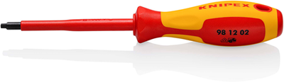 Knipex Robertson R2 Schraubendreher | isolierter Mehrkomponentengriff | VDE-geprüft - 98 12 02