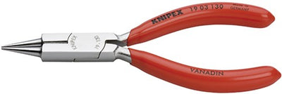 Knipex Rundbiegezange mit Seitenschneider verchromt 130 mm - 1903130