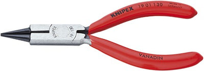 Knipex Rundbiegezange mit Seitenschneider schwarz atramentiert 130 mm - 1901130