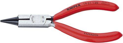 Knipex Rundbiegezange mit Seitenschneider schwarz atramentiert 130 mm - 1901130