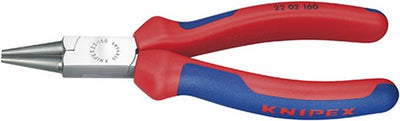Knipex Rundbiegezange schwarz atramentiert mit Mehrkomponentengriffen 140 mm - 2202140
