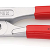 Knipex Schraubenschlüsselzange | 150mm Länge | Zange und Schraubenschlüssel in einem | kunststoffbeschichtet | verchromt - 86 03 150 sb
