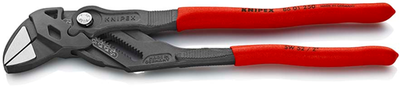Knipex Schraubenschlüsselzange | 250mm Länge | Zange und Schraubenschlüssel in einem | rutschfest | kunststoffbeschichtet - 86 01 250 sb