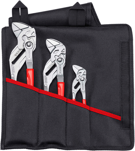 Knipex Schlüsselzangen-Set | 1 x 87 01 150, 1 x 87 01 250, 1 x 87 01 300 | 330 mm – 00 19 55 s7