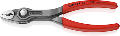 Knipex Twingrip Front- und Seitenschneider | rutschfest kunststoffbeschichtet | grau atramentiert | Länge 150 mm - 82 01 150