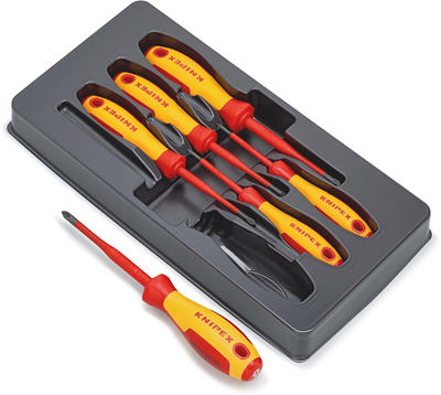 Knipex VDE-Schraubendreher-Paket | phillips® pozidriv® | SB-Kartenblister – 00 20 12 v03
