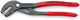 Knipex Federbandklemmenzange | Zu. Länge 180 mm Kapazität max. 50 mm | Einstellungen 15 | Kunststoffmantel | 1 Stück - 85 51 180 a - 85 51 180 a