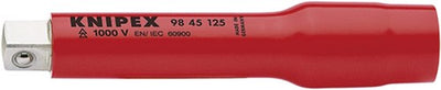 Knipex-Verlängerung mit Innen-Außen-Vierkant 1 2 125 mm - 9845125