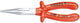 Knipex Flachrundzange | Länge 200 mm | rechts vde | mit Tauchisolierung | 1 Stück - 26 17 200 - 26 17 200