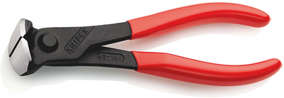 Knipex-Schneidzange | kunststoffbeschichtet | schwarz atramentiert | Länge 160 mm - 68 01 160 Stk