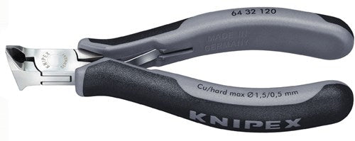Knipex Schneidzange Winkelkopf 120 mm ESD - 6432120ESD