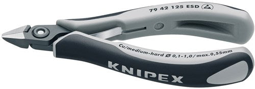 Knipex Seitenschneider Spitzkopf 125 mm ESD - 7942125ESD