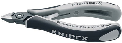 Knipex Seitenschneider Spitzkopf 125 mm ESD - 7942125ESD