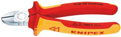 Knipex Seitenschneider Chrom. Komfort 160 mm VDE – 70 06 160 SB – 7006160SB