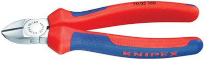 Knipex Seitenschneider verchromt mit Mehrkomponentengriffen 140 mm - 7005140