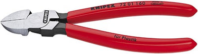 Knipex Seitenschneider für Kunststoff mit Kunststoffummantelung 140 mm - 7201140