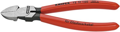 Knipex Seitenschneider für Lichtwellenleiter (Glasfaserkabel) 160 mm - 7251160