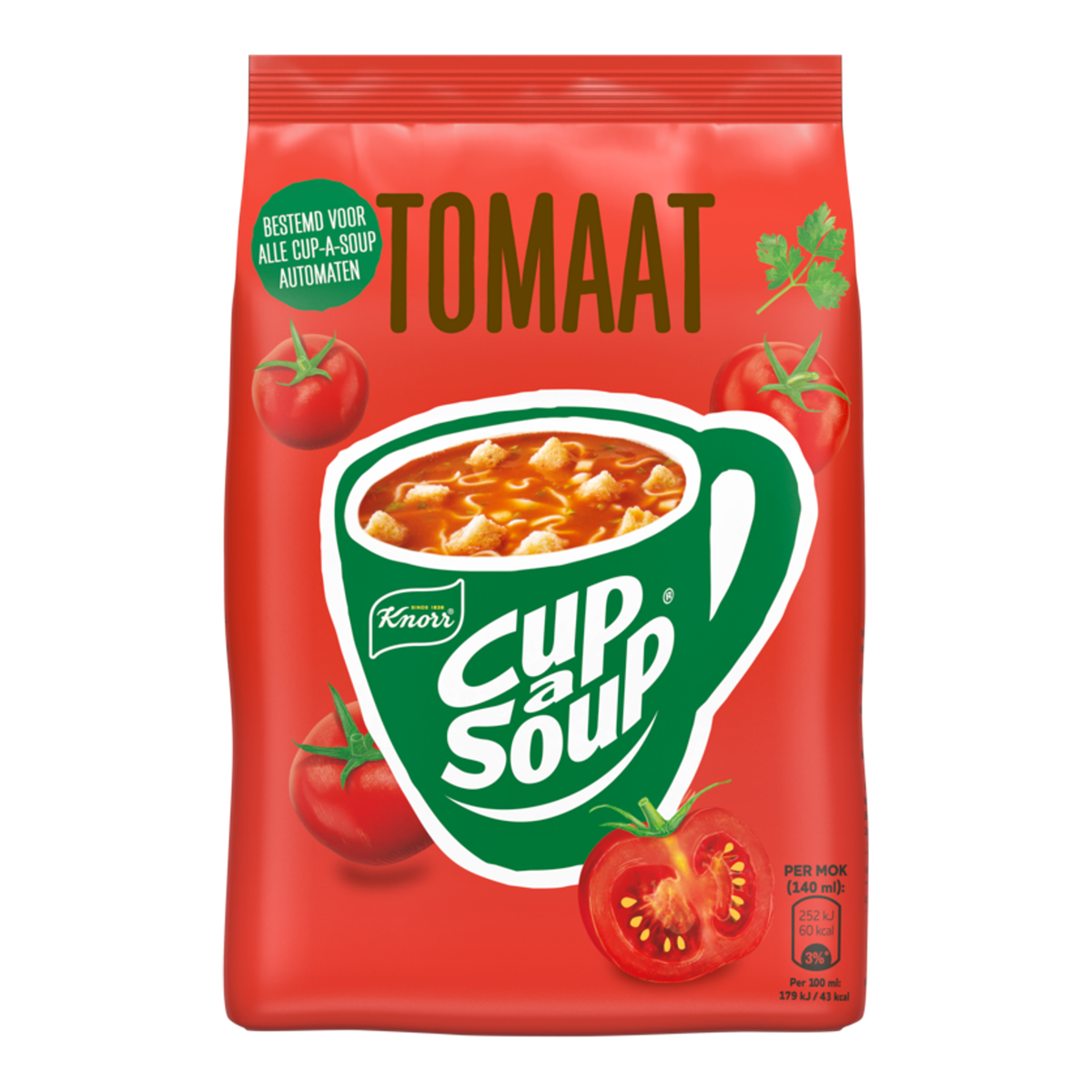 Knorr Cup-a-Soup-Automatentomate 40 Portionen à 140 ml (4 Beutel)