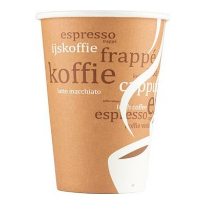 Kaffeebecher Pappe Kaffeemotiv (2500x 180cc)