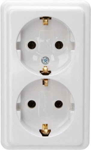 Kopp aw Aufputzsteckdose ra doppelt - 4626010