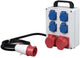 Kopp Cee-Verteiler 5p 16a 400V auf 2xcee + 4xwcd - 6314200