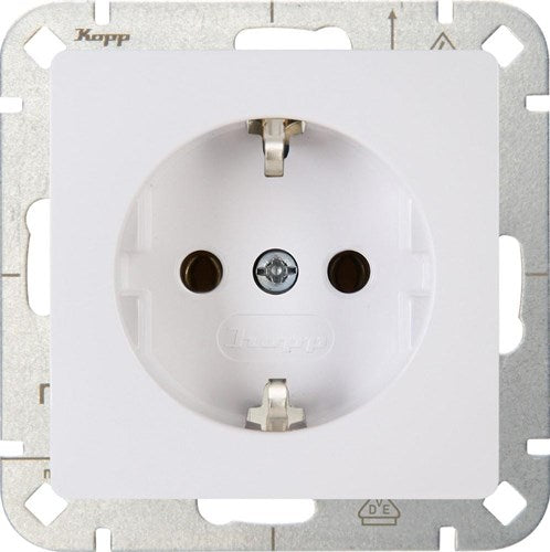 Kopp hk05 arktisweiß einbausteckdose ra - 4621490