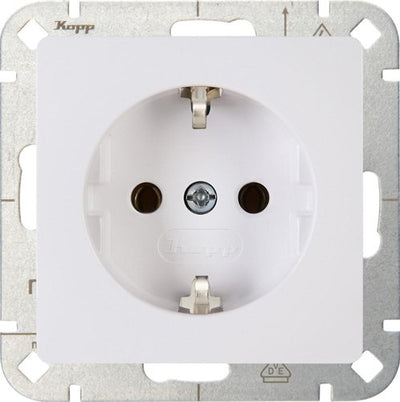Kopp hk05 arktisweiß einbausteckdose ra - 4621490