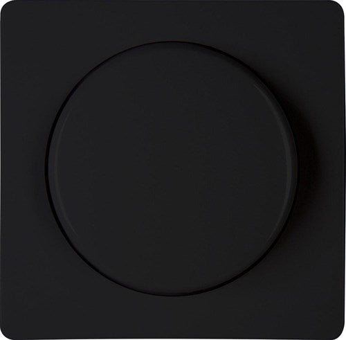 Kopp hk05 mattschwarze Abdeckplatte + Dimmerknopf – 4621630