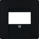 Kopp hk05 mattschwarze USB-Abdeckplatte – 4621670