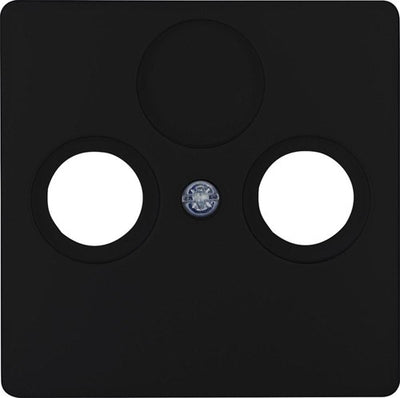 Kopp hk05 mattschwarze Abdeckplatte für Koax – 4621640