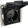 Kopp hk07 anthrazit ip44 einbausteckdose ra cover – 4623160