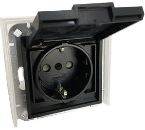 Kopp hk07 anthrazit ip44 einbausteckdose ra cover – 4623160