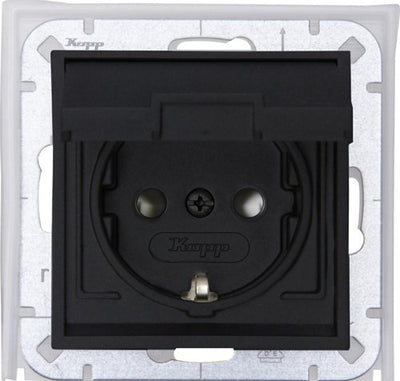 Kopp hk07 anthrazit ip44 einbausteckdose ra cover – 4623160