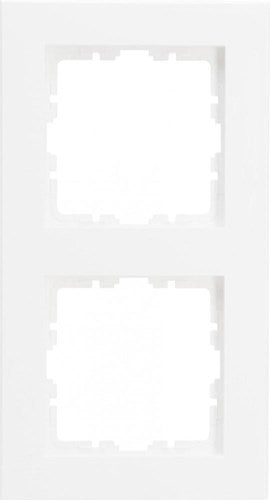 Kopp hk07 rein mattweiß 2-fach Abdeckrahmen - 4624210