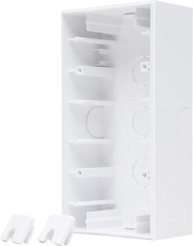 Kopp hk07 rein mattweiß 2-fach Aufputzdose - 4624310