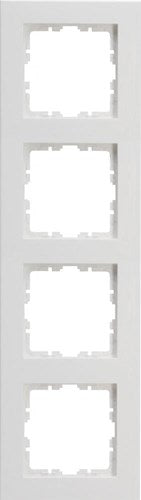 Kopp hk07 rein mattweiß 4-fach Abdeckrahmen - 4624230