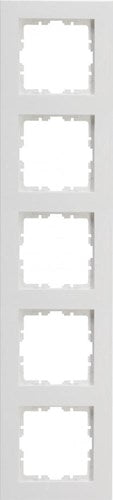 Kopp hk07 rein mattweiß 5-fach Abdeckrahmen - 4624240