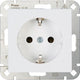 Kopp hk07 rein mattweiß Einbausteckdose RA - 4624100