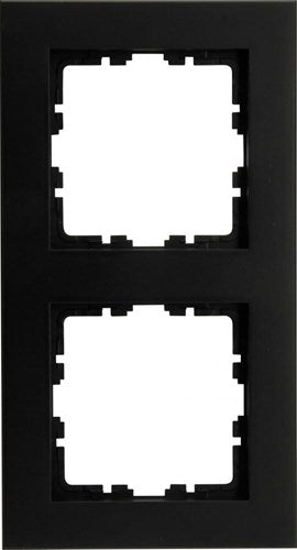 Kopp hk07 pure matt black 2-fach Abdeckrahmen - 4624710