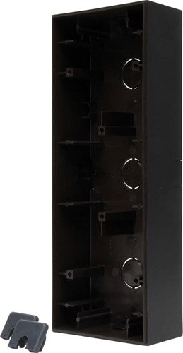 Kopp hk07 rein mattschwarz 3-fach Aufputzdose - 4624820