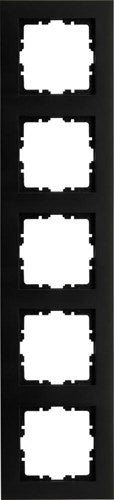 Kopp hk07 pure matt black 5-fach Abdeckrahmen - 4624740