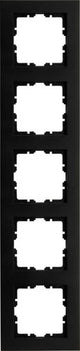 Kopp hk07 pure matt black 5-fach Abdeckrahmen - 4624740