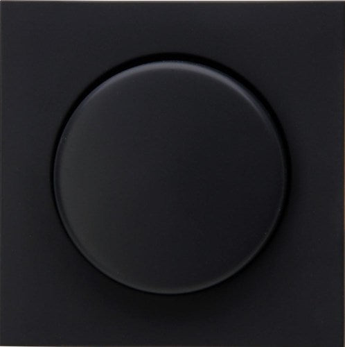 Kopp hk07 pure mattschwarze Abdeckplatte + Tastendimmer – 4624530