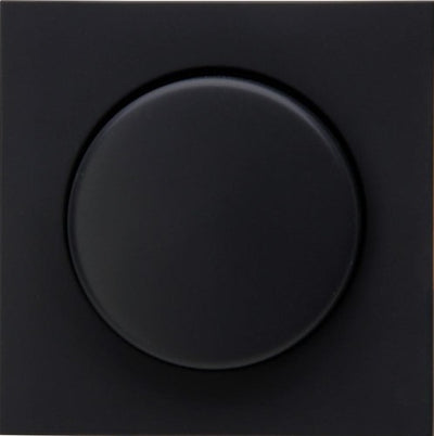 Kopp hk07 pure mattschwarze Abdeckplatte + Tastendimmer – 4624530