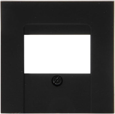 Kopp hk07 pure mattschwarze USB-Abdeckplatte – 4624570
