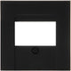 Kopp hk07 pure mattschwarze USB-Abdeckplatte – 4624570