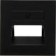 Kopp hk07 pure mattschwarze Abdeckplatte UTP doppelt – 4624560